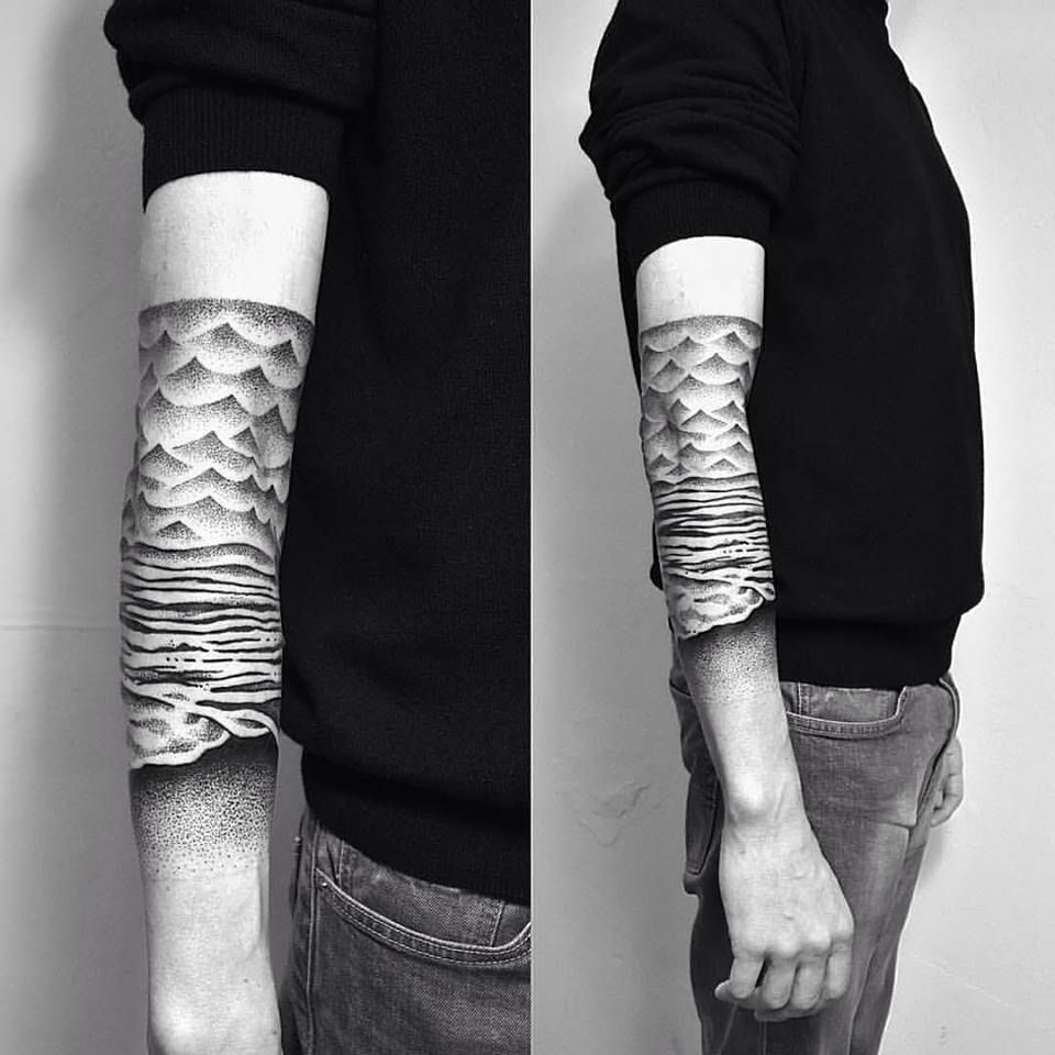 Ship and water Black and Grey Sleeve by Marco Ventura TattooNOW