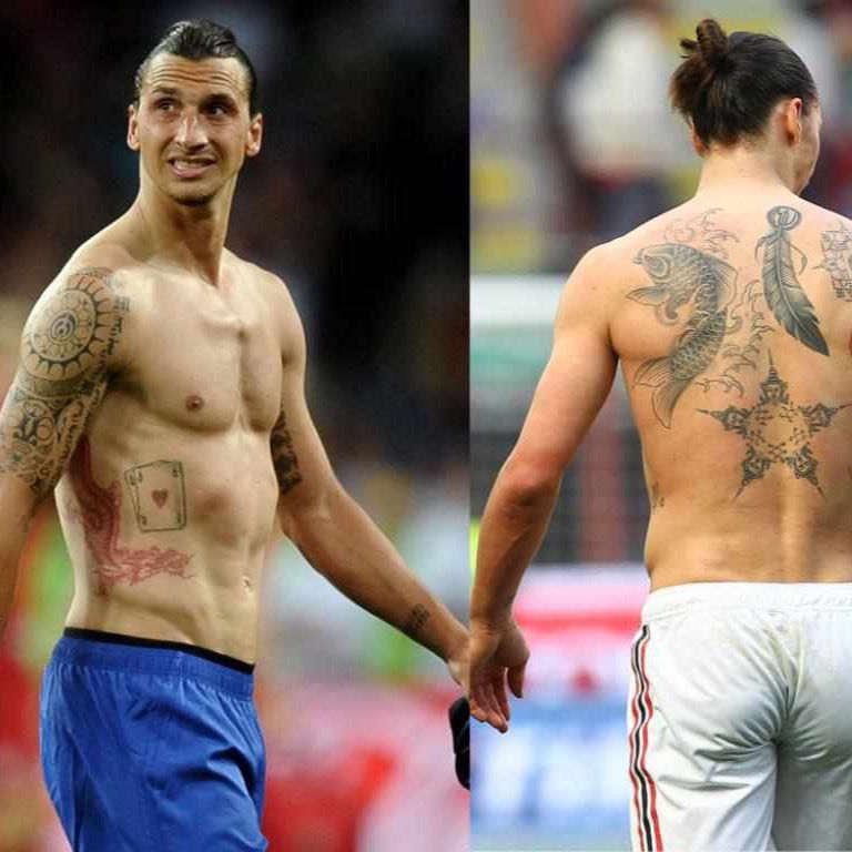 I tatuaggi di Ibrahimovic: guardiamoli da vicino - TuttoTatuaggi.it