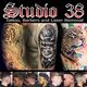 Studio 38 ; Custom Tattoo Studio, Traditional Barbers and Laser Removal