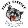 Black Raccoon Tattoo