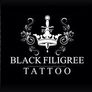 Black Filigree Tattoo