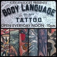 Body Language Tattoo Columbus Ohio