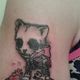 Kitty Monster tattoo