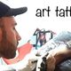 Tattoo studio black doberman
