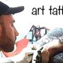 Tattoo studio black doberman