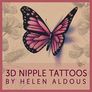 3D Nipple Tattoos by Helen Aldous