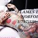 Flames Tattoo ink Norfolk