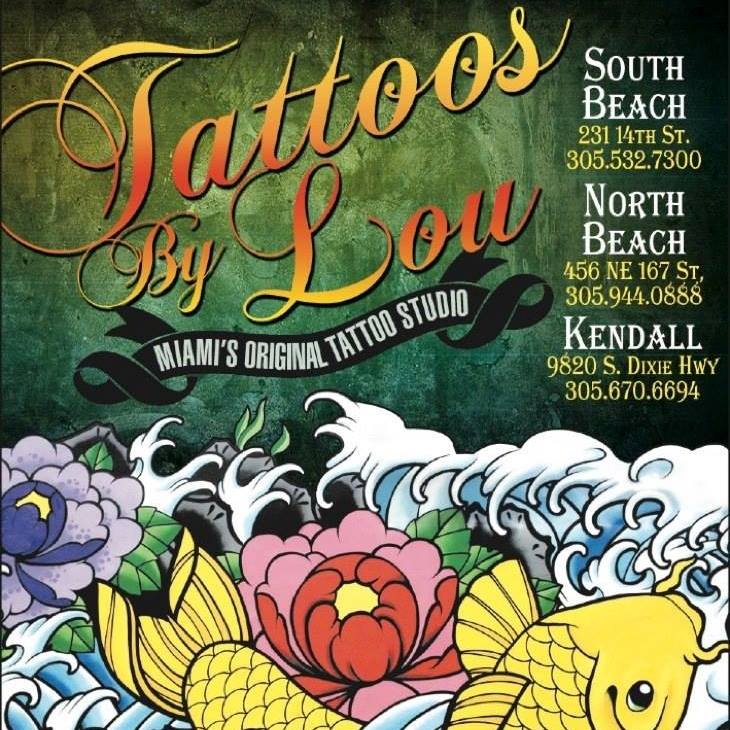 Tattoos By Lou South Beach • Tattoo Studio Book Now • Tattoodo