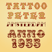 Tattoo Peter Amsterdam Since 1955