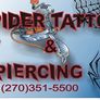 Spider Tattoos and Piercings