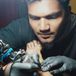 monk tattoos Kushalnagar