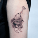 A.re-tattoo