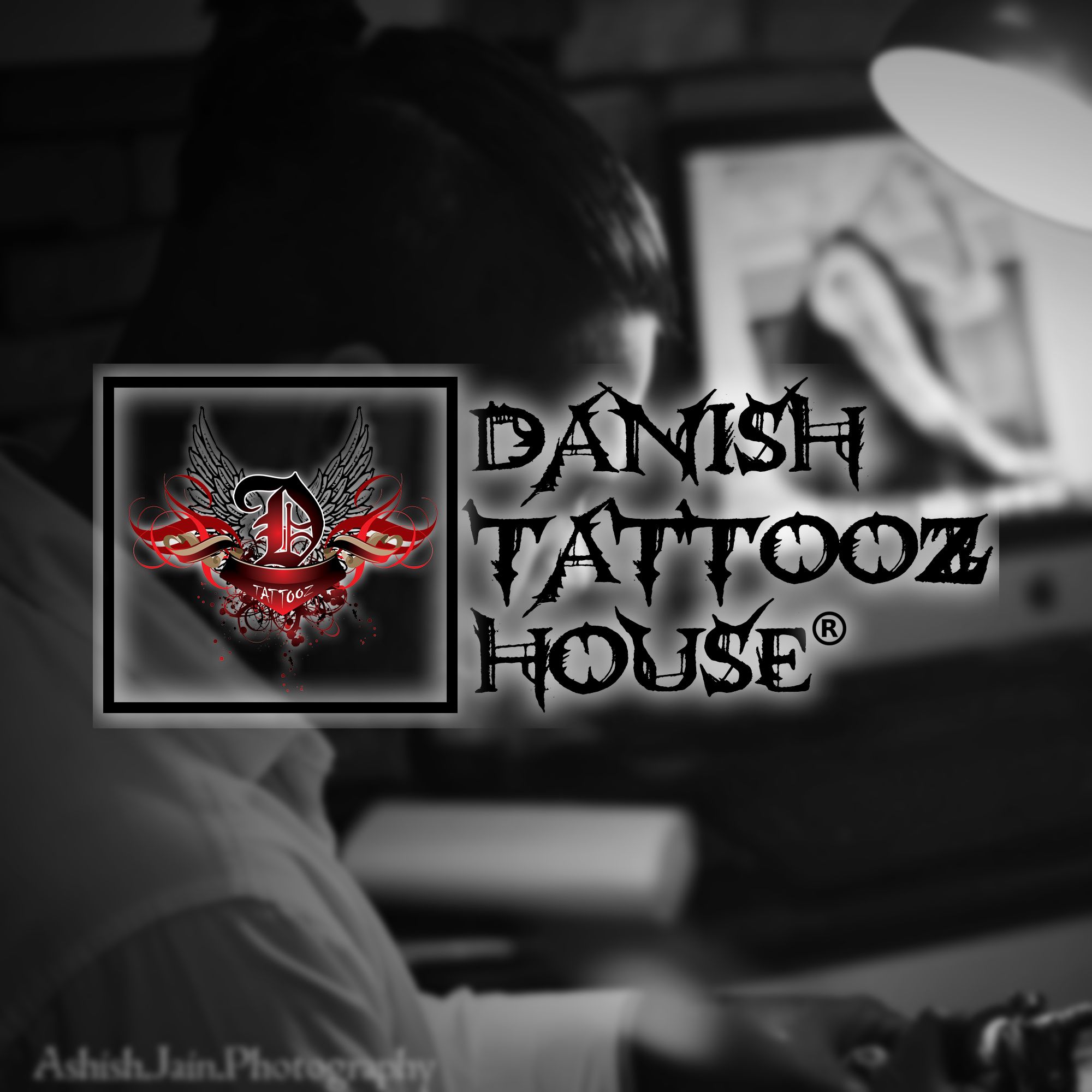 Danish zehen tattoo design colour pencil sketch  Farbstift skizze