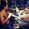 Pond.Bamboo tattoo Phi Phi Island