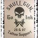 Skull Gun Tattoo Support