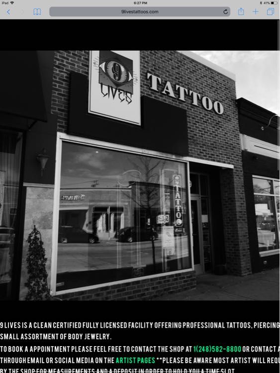 9 Lives Tattoo • Tattoo Studio • Tattoodo