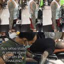 Bus tattoo studio phi phi island thailand (bamboo tattoo)