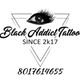 Black addict tattoo