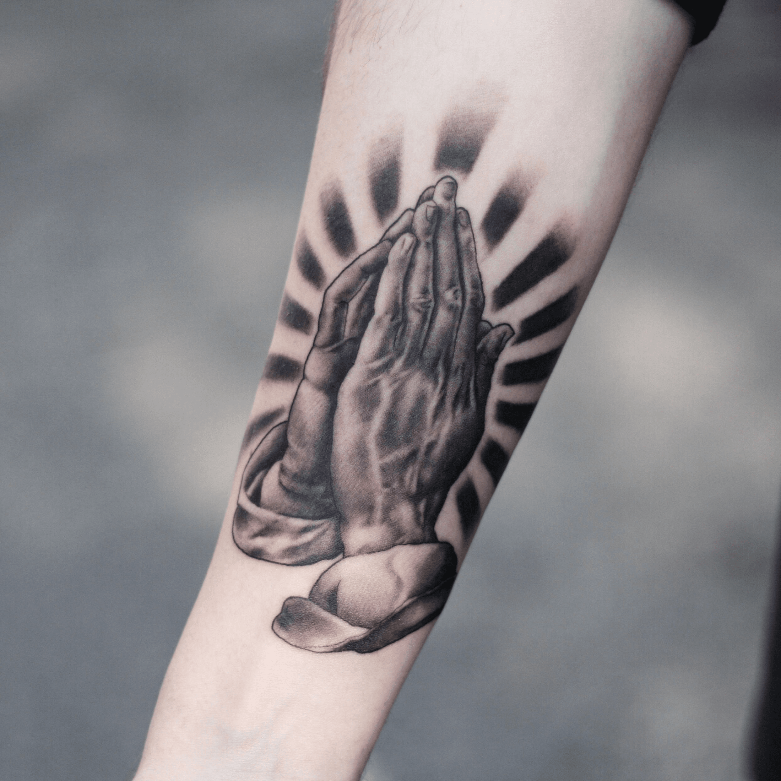 50 Excellent Praying Hands Tattoos For Shoulder  Tattoo Designs   TattoosBagcom