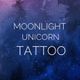 Moonlight Unicorn Tattoo
