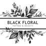 Black Floral Tattoo and Beauty