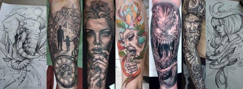 Tattoo Artist Sasha Garbuz, Gdansk