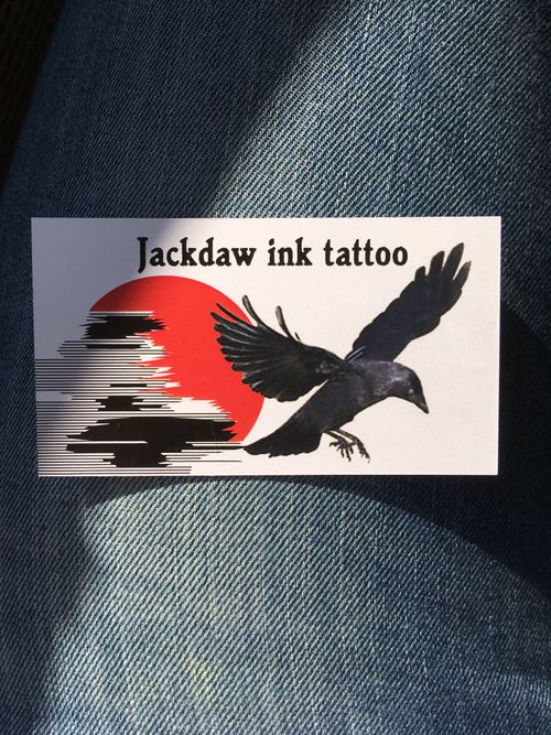 Jackdaw ink tattoo