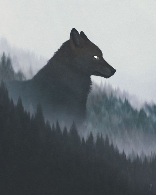 Black Wolf Tattoo