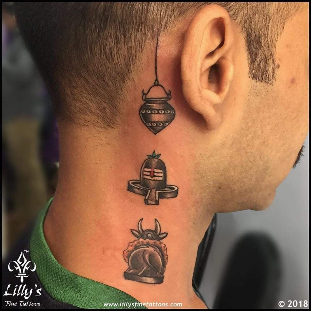 Shiv Lingam with Trishul  Yantra Tattoos  Chennai  Facebook