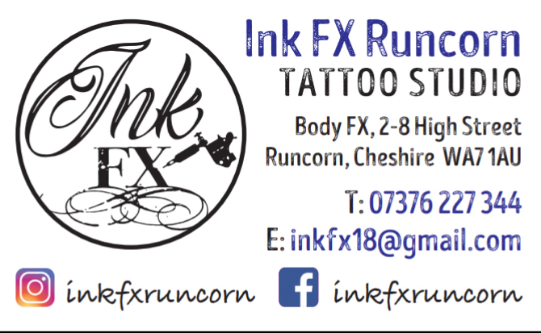 ink fx Runcorn Tattoo Studio Tattoodo