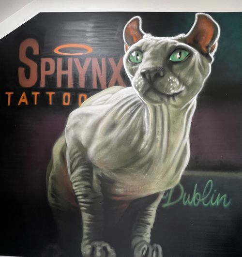 Sphynx tattoo
