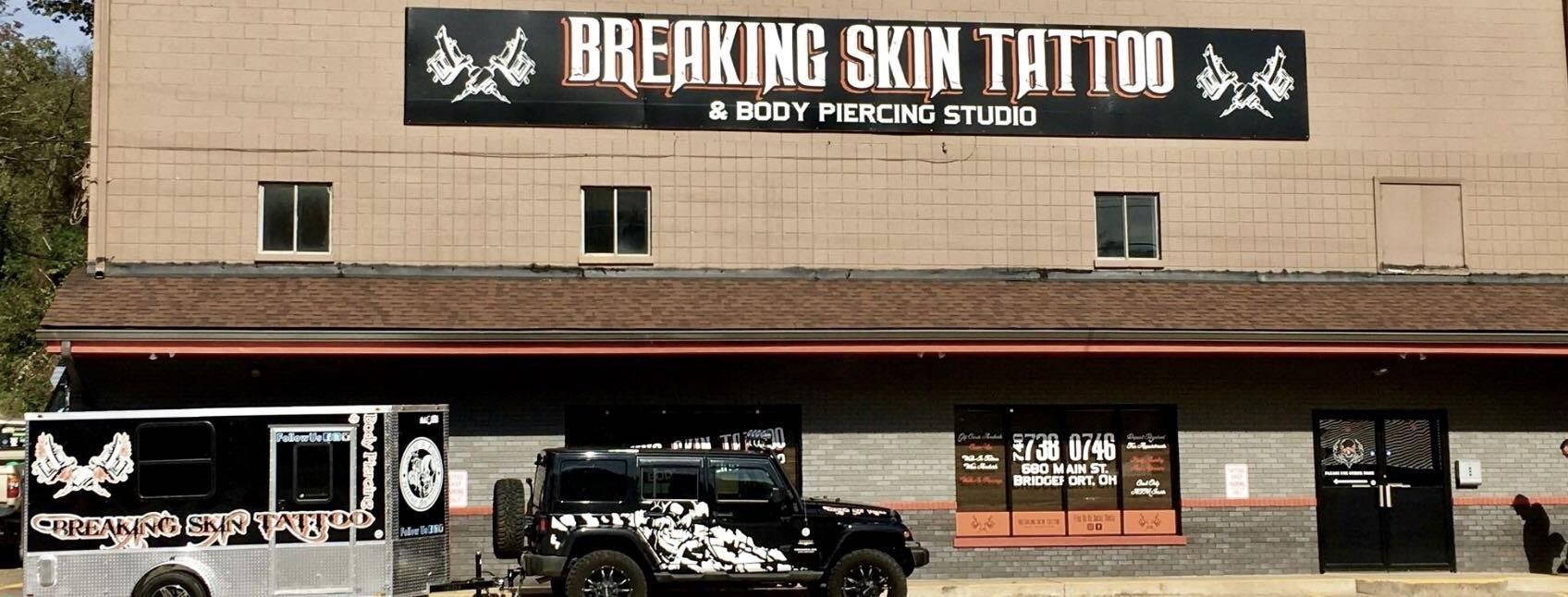 Breaking skin tattoo and body piercing  Tattoo And Piercing Shop in  Bridgeport