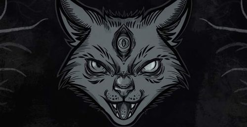 Evil Cat Tattoo