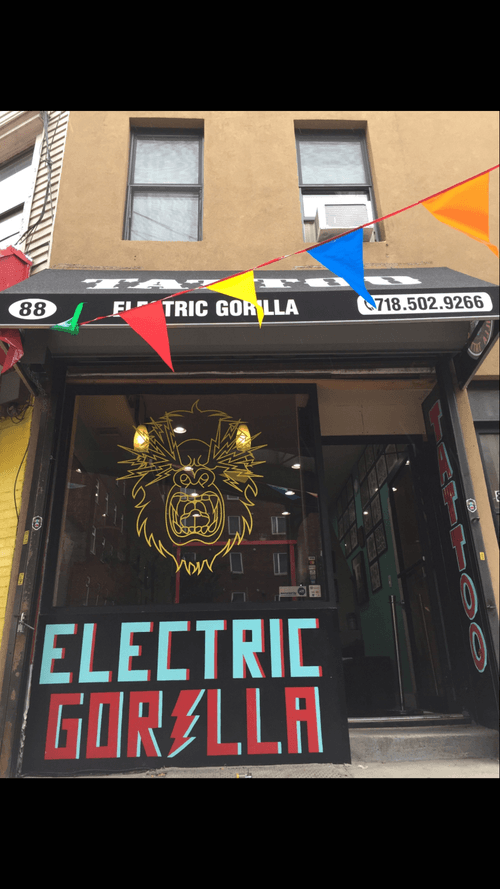 Electric Gorilla Tattoo