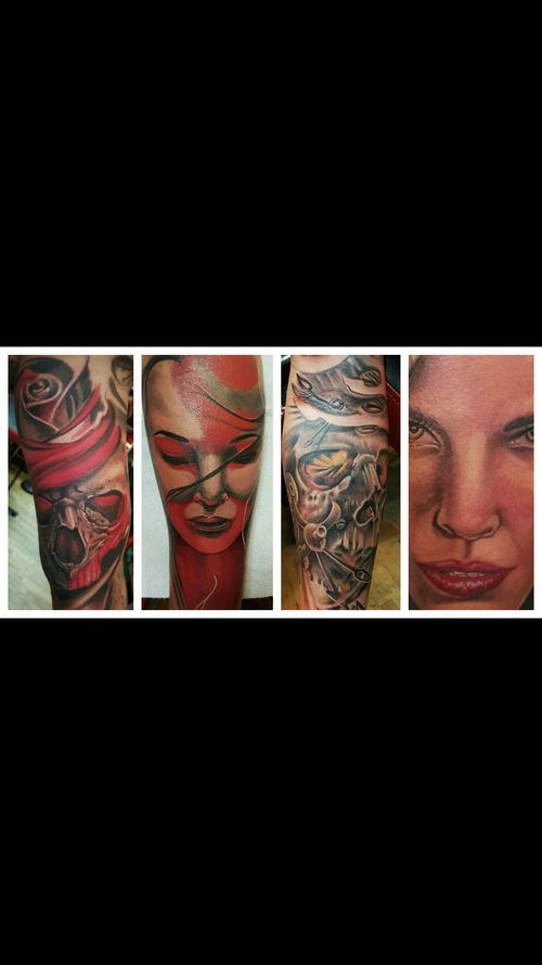 Red dragon Tattoos