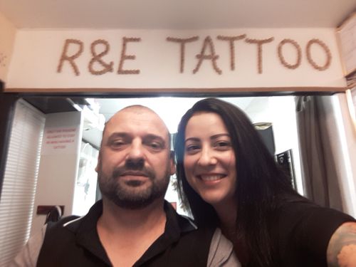 R&E tattoo