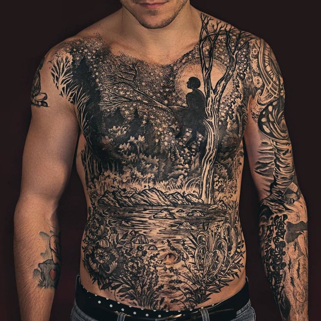 101 Vibrant Nature Tattoos for Men [2024 Inspiration Guide]