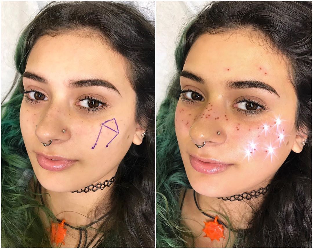 Henna Freckles Are TikToks Biggest Beauty Trend But Are They Safe   Allure
