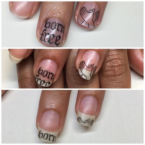 Nail tattoo by itsagcreation #itsagcreation #permanentmakeup #semipermanentmakeup #bodymod #cosmetictattoo #cosmetictattooing #nailtattoo #fingernailtattoo #tattoonailart