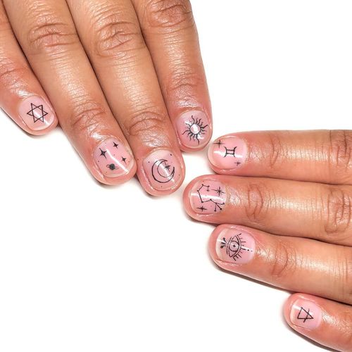 Nail tattoo by itsagcreation #itsagcreation #permanentmakeup #semipermanentmakeup #bodymod #cosmetictattoo #cosmetictattooing #nailtattoo #fingernailtattoo #tattoonailart