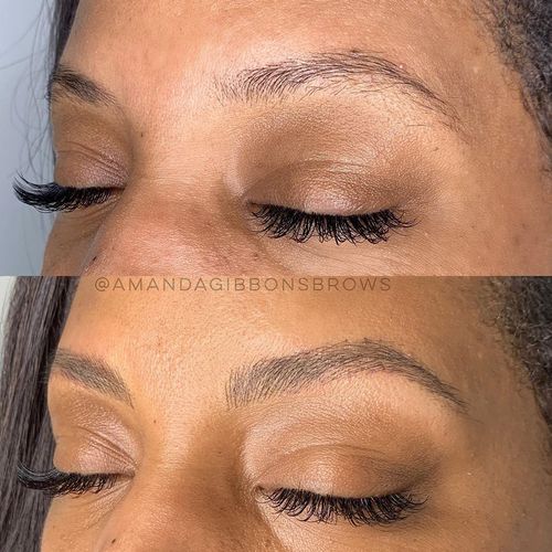 Microblading by Amanda Gibbons #AmandaGibbons #permanentmakeup #semipermanentmakeup #bodymod #cosmetictattoo #cosmetictattooing #microblading #eyebrowtattoo #microbladingeyebrows