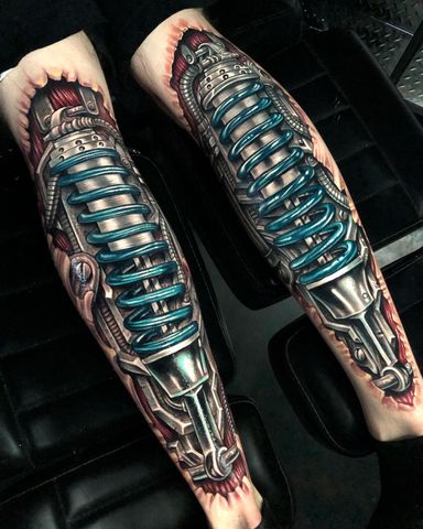 Style Guide: Biomechanical & Bioorganic Tattoos